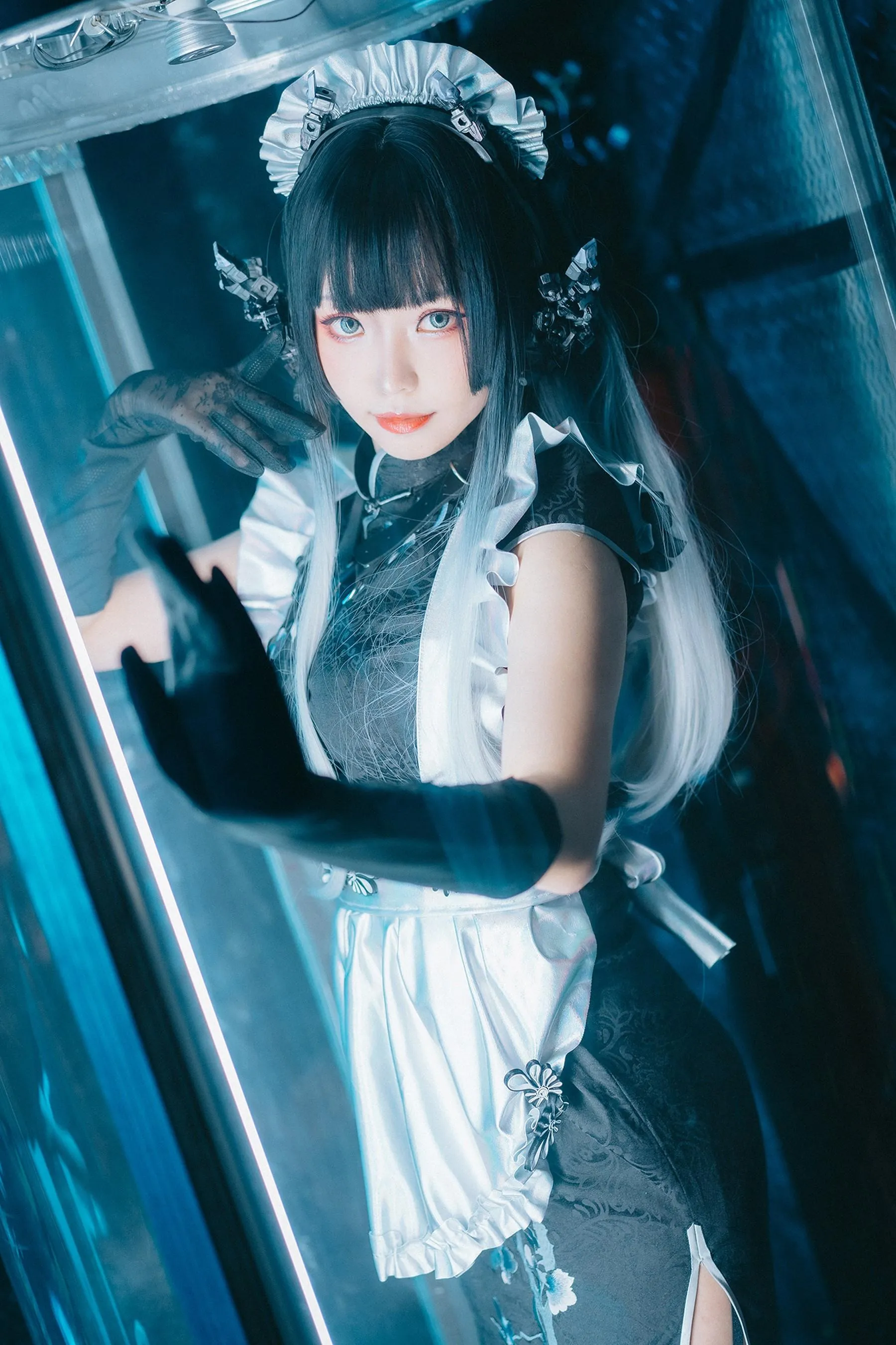 ElyEE子 – NO.117 賽博女僕 Melanite黑榴石 [31P]插图